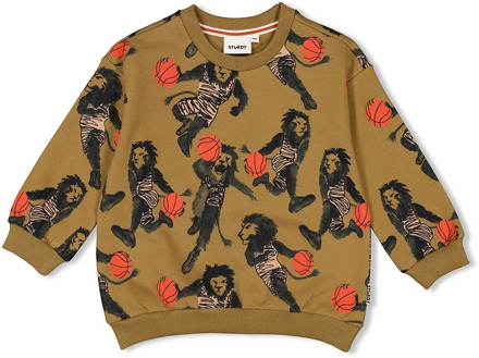 Sturdy jongens sweater Olijf - 92