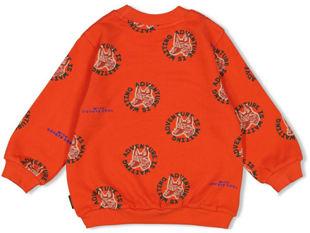 Sturdy jongens sweater Oranje - 98