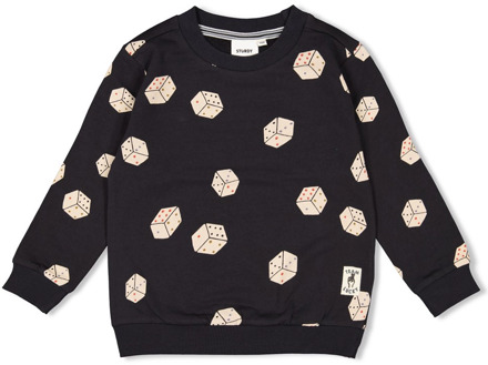 Sturdy jongens sweater Zwart - 110