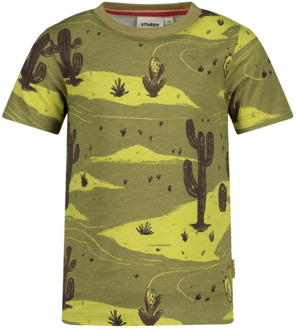 Sturdy jongens t-shirt Army - 140