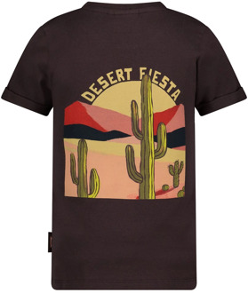 Sturdy jongens t-shirt Bruin - 116