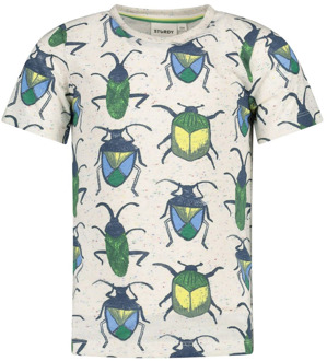 Sturdy jongens t-shirt Ecru - 104