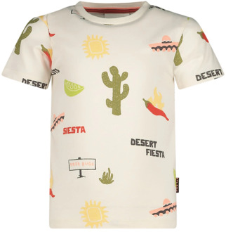 Sturdy jongens t-shirt Ecru - 110