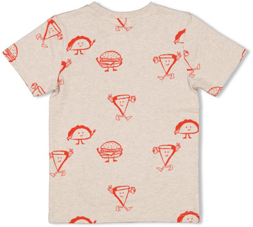 Sturdy jongens t-shirt Ecru - 128