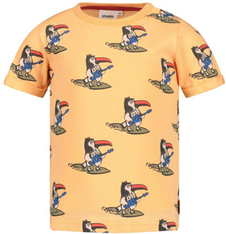 Sturdy jongens t-shirt Perzik - 104