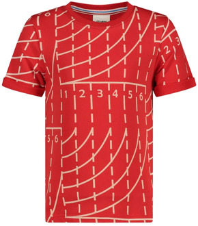 Sturdy jongens t-shirt Rood - 128