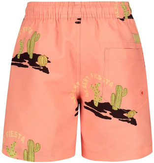 Sturdy jongens zwembroek Koraal - 140