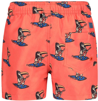 Sturdy jongens zwembroek Koraal - 98