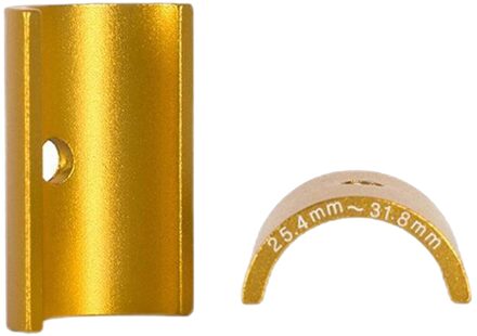 Stuurpen 25.4 31.8Mm Shim Stuur Adapter Spacer-Golden/Zwart/Groen/Blauw/Paars gouden