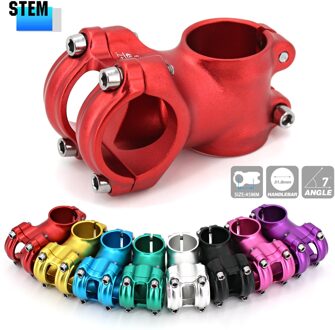 Stuurpen 45Mm Mtb Fiets Stuurpen 31.8Mm Outdoor Fietsen Accessoires Aluminium Fiets Onderdelen 8 Kleuren Bike onderdelen Marineblauw