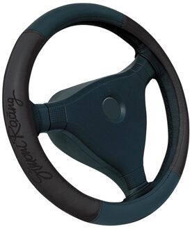 Stuurwielhoes Trophy 1 - 37-39cm - Zwart Eco-Leder