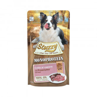 Stuzzy Monoproteïn - Ham - Hond - Natvoer - Volledig voer - 12 x 150 gr