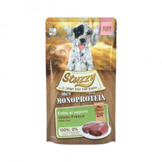 Stuzzy Monoproteïn - Kalf - Puppy - Hond - Natvoer - Volledig voer - 12 x 150 gr