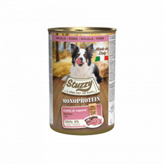 Stuzzy Monoproteïn Varken - Hond - Natvoer - Volledig voer - 6 x 400 gr