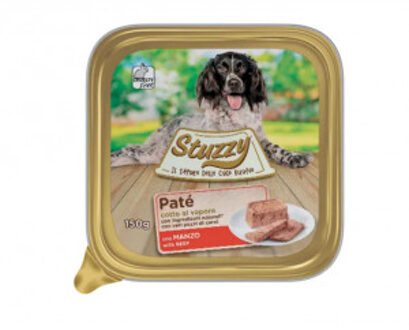 Stuzzy Paté met rund hondenvoer 150 gr. 4 trays (88 x 150 g)