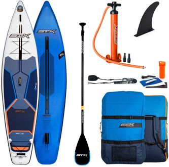 STX iSup Tourer SUP board Set blauw - navy - oranje - wit - zwart - 1-SIZE
