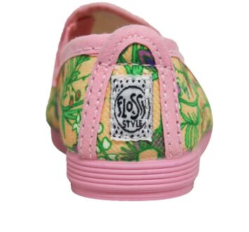 Style Denia Kids Roze/Groen Plimsolls Veelkleurig - EU 36 / UK 3