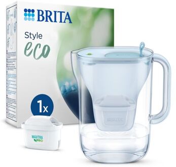 Style Eco Glacier Blue 2,4l +1 MAXTRA Pro All-in-One Waterfilter Blauw