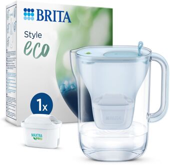 Style Eco Glacier Blue 2,4l +1 MAXTRA Pro All-in-One Waterfilter Blauw