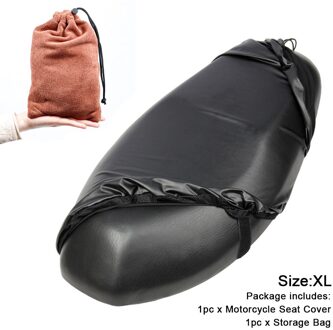 Styling Stofdicht Universele Elastische Zonnebrandcrème Motorfiets Seat Cover Tpu Waterdicht Riding Anti Slip Scooter Kussen Protector XL