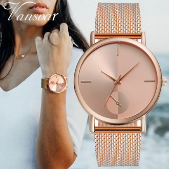 Stylish And Simple Women's Quartz Wristwatch Minimalist Femal Luxury Stainless Steel Strap Reloj Mujer Montre Relogio Feminino