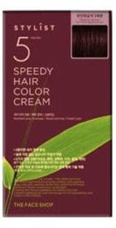 Stylist 5 Minutes Speedy Hair Color Cream - 4 Colors 2023 Version - #04 Reddish Brown