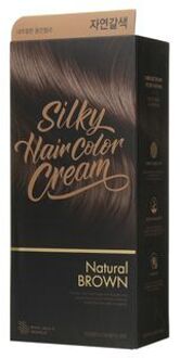 Stylist Silky Hair kleurcrème - zeven kleuren Brown