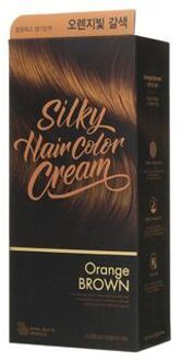 Stylist Silky Hair kleurcrème - zeven kleuren Orange Brown