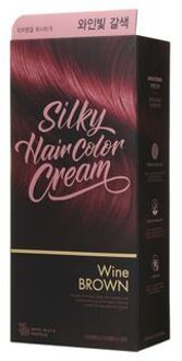 Stylist Silky Hair kleurcrème - zeven kleuren Wine Brown