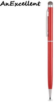 Stylus Pen Hoge Precisie Dual Touch Schilderij Pen Capacitieve Scherm Pen Voor Universele Tablet Laptop Telefoon Touch Stylus Potlood rood