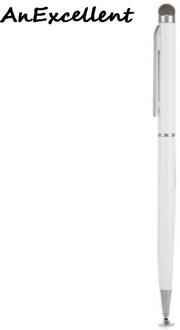 Stylus Pen Hoge Precisie Dual Touch Schilderij Pen Capacitieve Scherm Pen Voor Universele Tablet Laptop Telefoon Touch Stylus Potlood wit