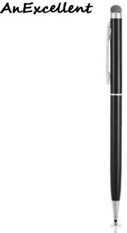 Stylus Pen Hoge Precisie Dual Touch Schilderij Pen Capacitieve Scherm Pen Voor Universele Tablet Laptop Telefoon Touch Stylus Potlood zwart