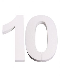 Styropor cijfer 10