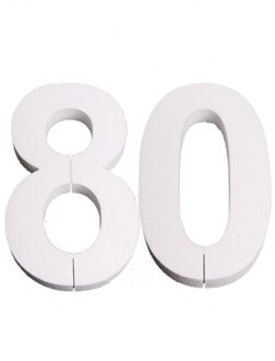 Styropor cijfer 80