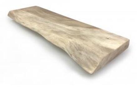 Suar boomstam plank 80 x 20 cm
