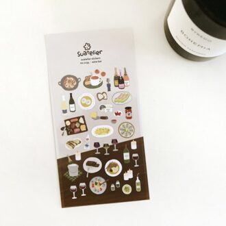 Suatelier design deco sticker, wine bar