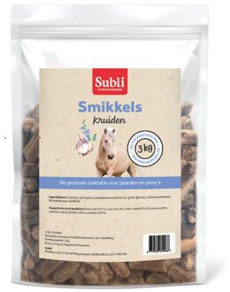 Subli Smikkels - Paardensnoepjes - Kruiden - 3 kg