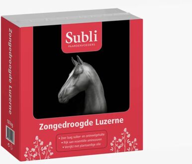 Subli Zongedroogde Luzerne - 18 kg - Zak