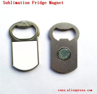 sublimation blank bottle opener consumables with magnet hot transfer printing custom blank material new style 20pcs/lot