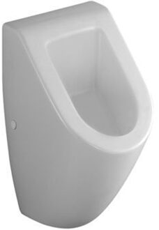 Subway urinoir m. bevestiging zonder deksel 28.5x53.5x31.5cm ceramic+ stone white 751300RW Wit mat