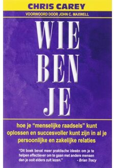 Succesboeken Wie ben je - Boek C. Carey (9080396052)