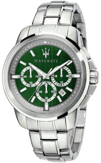 Successo - R9973621017 - Herenhorloge - Zilver - Groen - 44 MM