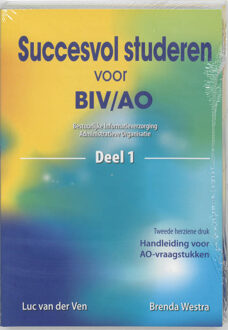 Succesvol Studeren Voor Biv/Ao / 1 En 2
