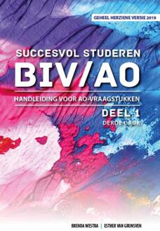 Succesvol Studeren Voor Biv/Ao / Handleiding Voor