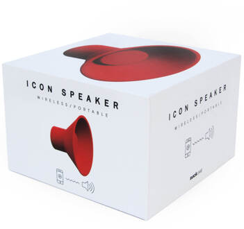 Suck UK Wireless Icon Speaker - Rood