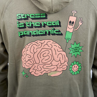 Sudadera Capucha Real Pandemic Sweatshirt Groen