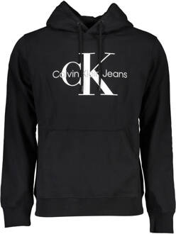 Sudadera core monogram hoodie Calvin Klein , Zwart , Heren - XL