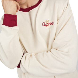 Sudadera Crew BeHappy Sweatshirt - maat L Beige