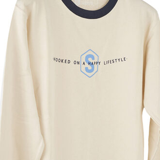 Sudadera Crew BeHappy Sweatshirt - maat M Beige