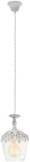 Sudbury Hanglamp - E27 - Ø 17 cm - Wit